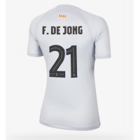 Dres Barcelona Frenkie de Jong #21 Rezervni za Žensko 2022-23 Kratak Rukav